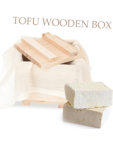 Molde de Tofu Casero IMIKEYA 14x14cm Prensa Ajustable DIY