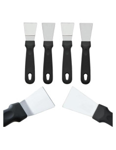 Paquete de 4 Raspadores de Acero Inoxidable Yopolaz 19.8x16.9cm