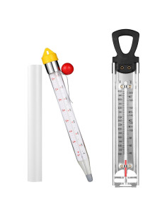 Termómetro de Caramelo Sanfilix 2 Pcs Acero Inoxidable 50-200C