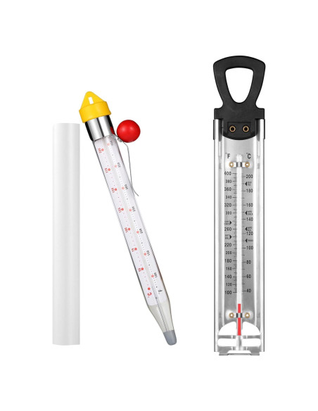 Termómetro de Caramelo Sanfilix 2 Pcs Acero Inoxidable 50-200C