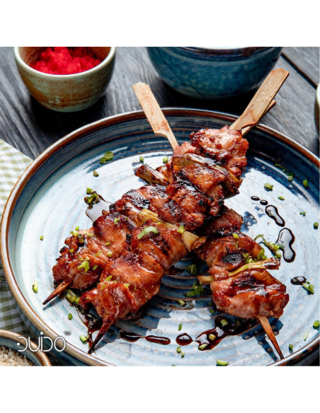 Brochetas de Bambú DUIDO 18 cm - 220 Palitos para Parrilla
