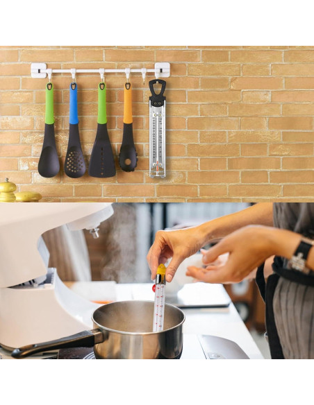 Termómetro de Caramelo Sanfilix 2 Pcs Acero Inoxidable 50-200C