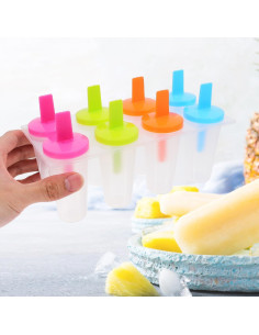 Moldes para Paletas DOITOOL 16PCS Reutilizables 19.5x11cm 2