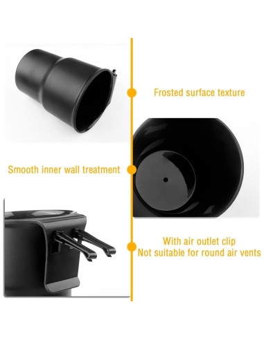 Soporte de Taza Colgante IHOTDER para Coche Negro Universal