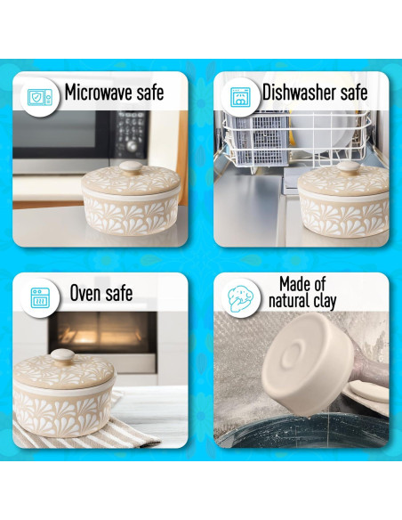 Calentador de Tortillas Cerámica Enchanted Talavera 20.32cm