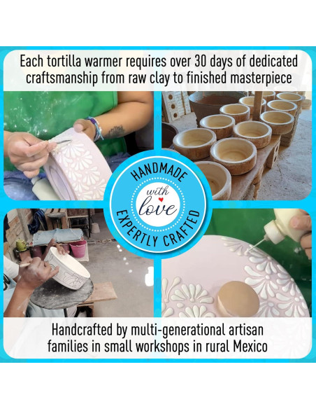 Calentador de Tortillas Cerámica Enchanted Talavera 20.32cm