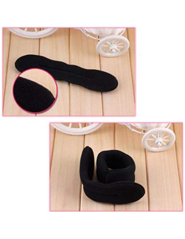 4 Piezas Fabricante de Moños de Espuma Negra Beaute Galleria