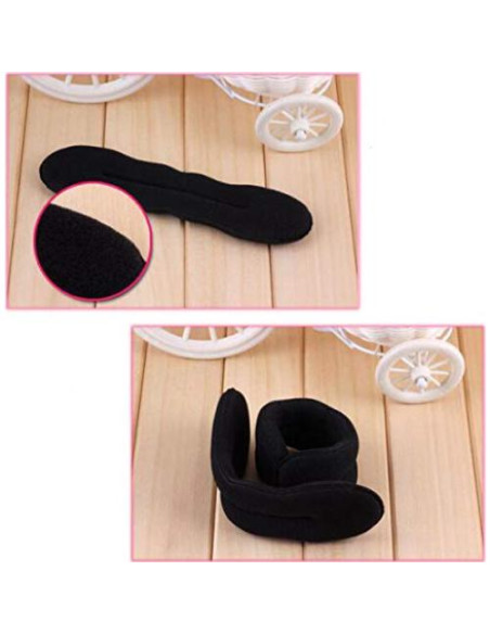 4 Piezas Fabricante de Moños de Espuma Negra Beaute Galleria