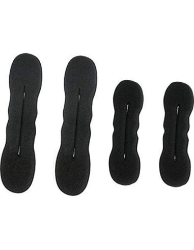 4 Piezas Fabricante de Moños de Espuma Negra Beaute Galleria