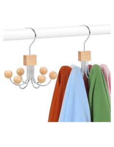 Perchas para Sudaderas TOPIA HANGER 2-Pack con Ganchos Giratorios