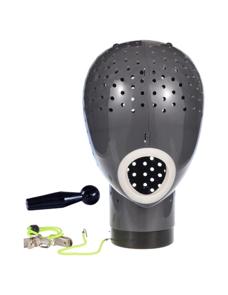 Soporte para Pelucas HOMEGOAL con Secador - Gris Oscuro