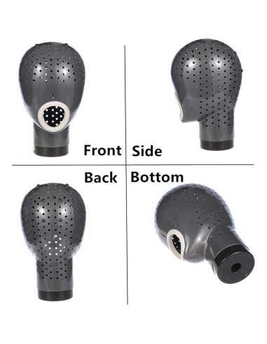 Soporte para Pelucas HOMEGOAL con Secador - Gris Oscuro