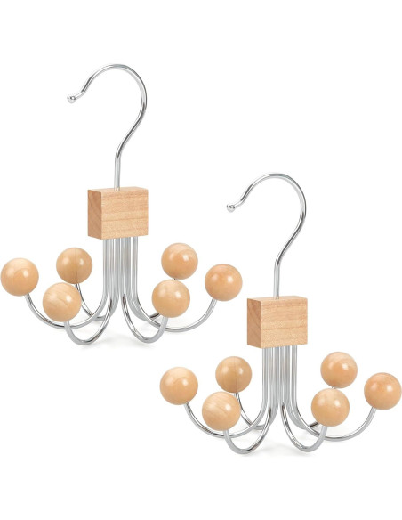 Perchas para Sudaderas TOPIA HANGER 2-Pack con Ganchos Giratorios