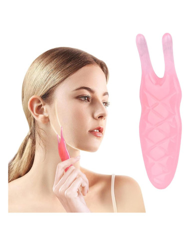Herramienta Gua Sha Portátil YESHLiky Rosa - Masajeador Multifuncional