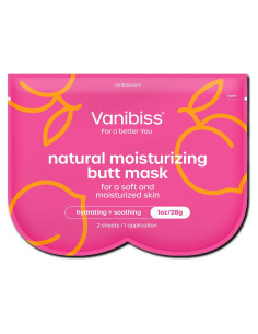 Mascarilla Hidratante para el Trasero Vanibiss - Colágeno 2 Hojas