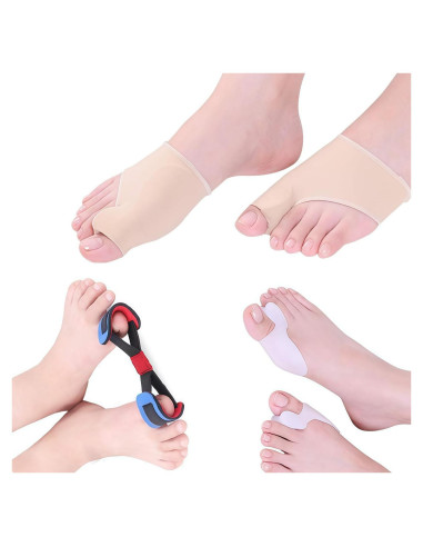 Corrector de Juanetes Beige HEBEICRMY - 5 PCS Gel Alivio