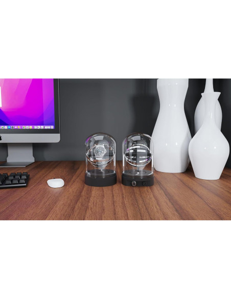 Enrollador Automático de Reloj Elestoria Orbit Individual Plata