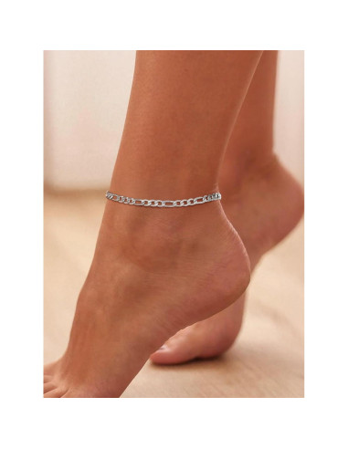 Pulsera de Tobillo FindChic de Acero Inoxidable 21.6 cm