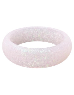 Anillo de Silicona QALO para Mujeres Talla 7 Color Pixie Dust