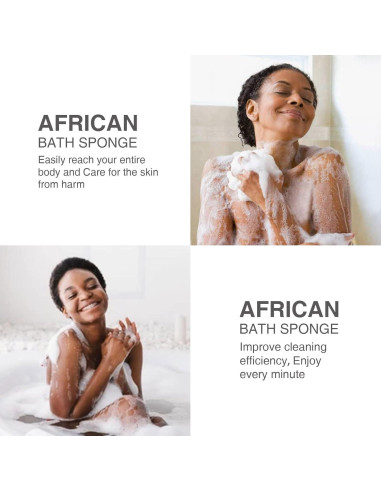 Esponja de Baño Exfoliante UJFQBH 3 Piezas Nylon 80 cm