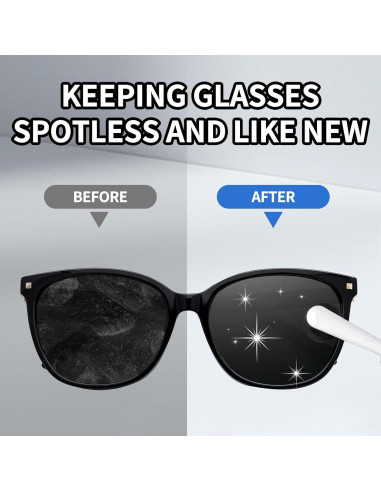 Almohadillas Limpiadoras de Gafas Peeps CarbonKlean - 10 Pcs