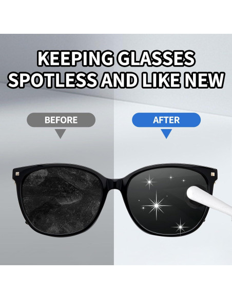 Almohadillas Limpiadoras de Gafas Peeps CarbonKlean - 10 Pcs