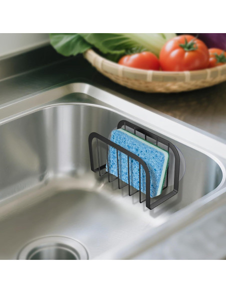 Soporte para Esponjas de Fregadero SHFKS Negro - Organizador Práctico