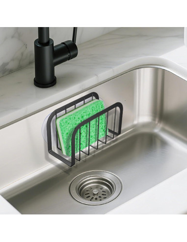 Soporte para Esponjas de Fregadero SHFKS Negro - Organizador Práctico