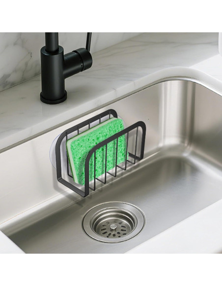 Soporte para Esponjas de Fregadero SHFKS Negro - Organizador Práctico