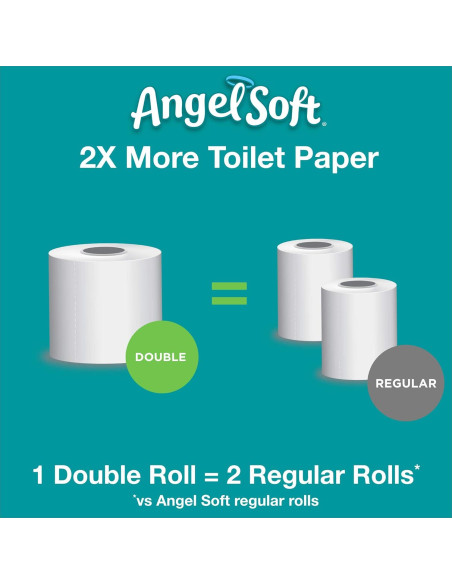 Papel Higiénico Angel Soft Aromatizado Lavanda 48 Rollos Dobles