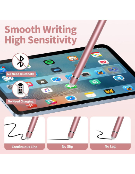 5 Bolígrafos Stylus 2-en-1 YITIAOXIAOYU Alta Precisión