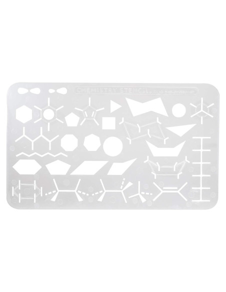 Plantilla de Dibujo Química Orgánica Tihilgam 10.4x17.3cm
