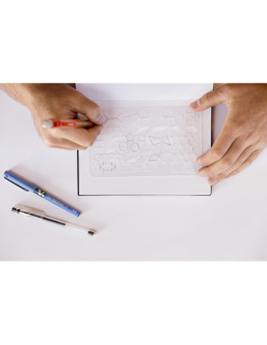 Plantilla de Dibujo Química Orgánica Tihilgam 10.4x17.3cm