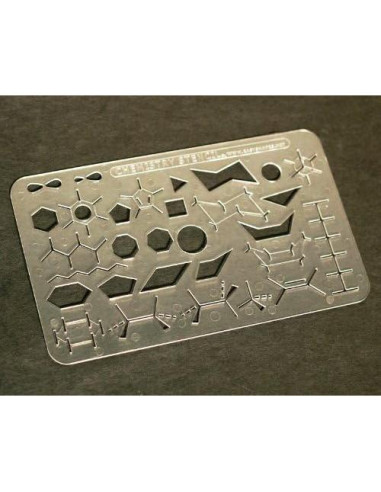 Plantilla de Dibujo Química Orgánica Tihilgam 10.4x17.3cm