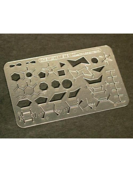 Plantilla de Dibujo Química Orgánica Tihilgam 10.4x17.3cm