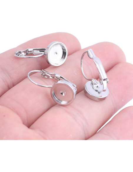 20 Piezas Configuraciones de Pendientes Reidgaller Acero Inoxidable 8mm