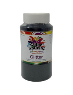 Brillo Color Splash S&S Worldwide Negro 1 lb. Tapa Shaker