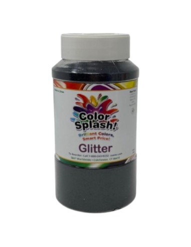 Brillo Color Splash S&S Worldwide Negro 1 lb. Tapa Shaker