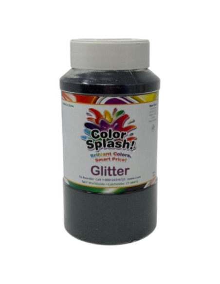 Brillo Color Splash S&S Worldwide Negro 1 lb. Tapa Shaker