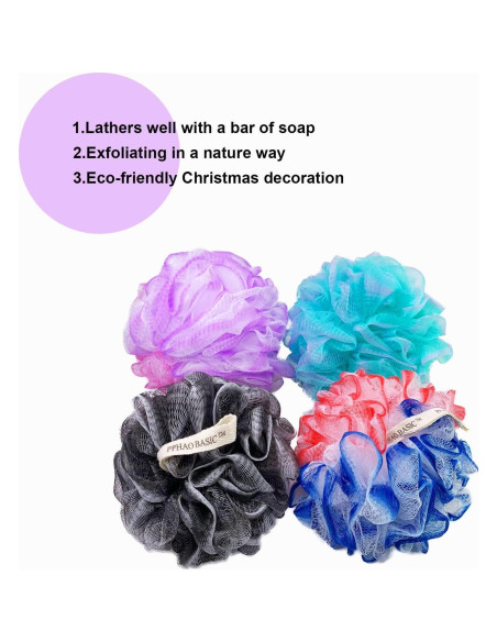 Esponja de Luffa Exfoliante PPHAO XXL 75g para Ducha