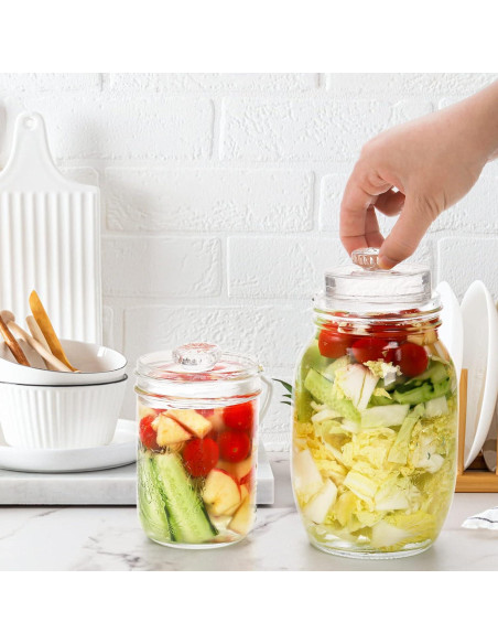 Pesas de Fermentación de Vidrio Cedilis 9 Piezas para Tarro