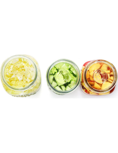 Pesas de Fermentación de Vidrio Cedilis 9 Piezas para Tarro