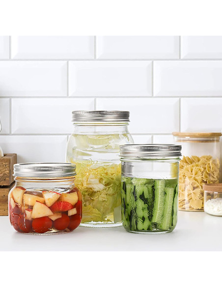 Pesas de Fermentación de Vidrio Cedilis 9 Piezas para Tarro