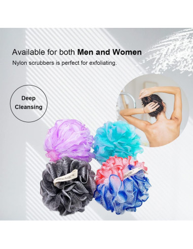 Esponja de Luffa Exfoliante PPHAO XXL 75g para Ducha