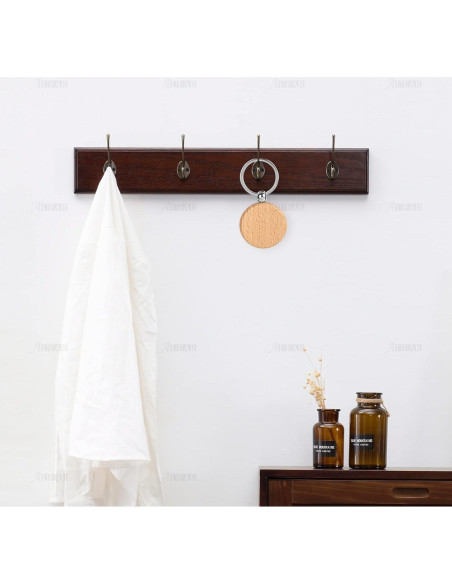 Llavero de Madera Personalizable AUEAR - Paquete de 10 Piezas