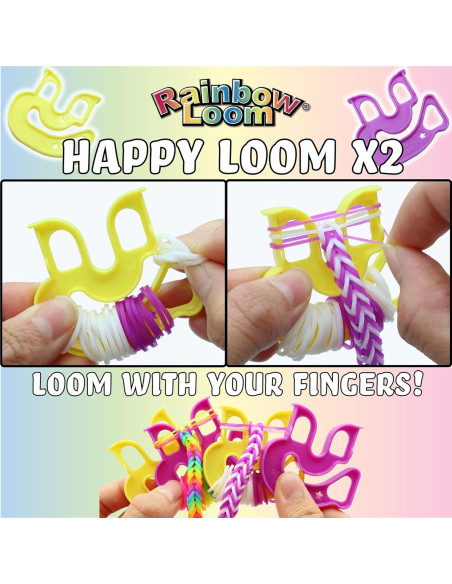 Conjunto Mega Combo Loomi-Pals Rainbow Loom Brillan en la Oscuridad