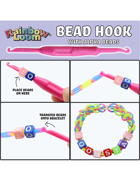 Conjunto Mega Combo Loomi-Pals Rainbow Loom Brillan en la Oscuridad