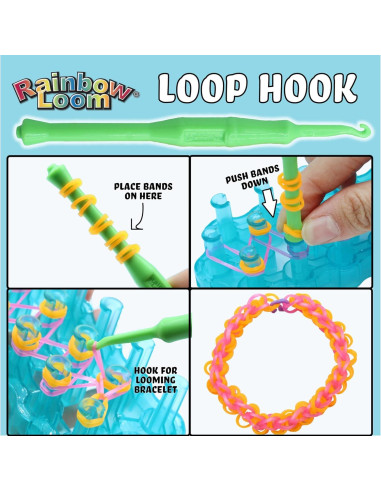 Conjunto Mega Combo Loomi-Pals Rainbow Loom Brillan en la Oscuridad