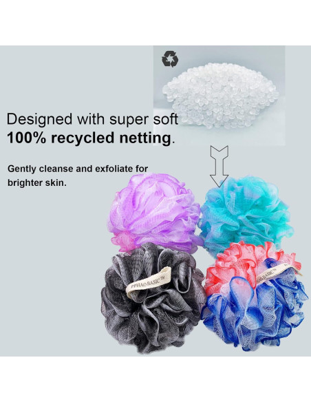 Esponja de Luffa Exfoliante PPHAO XXL 75g para Ducha