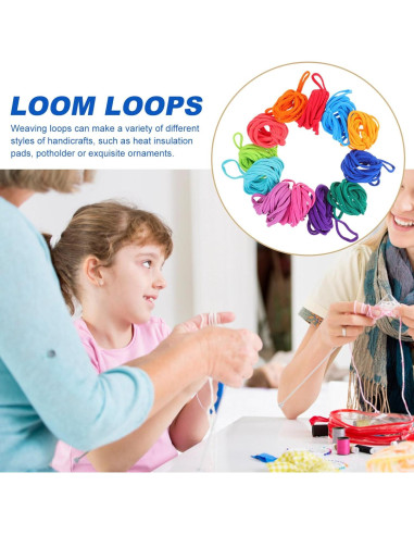 Kit de Tejido para Posavasos Alipis - 192 Bandas Acrílicas de 6cm